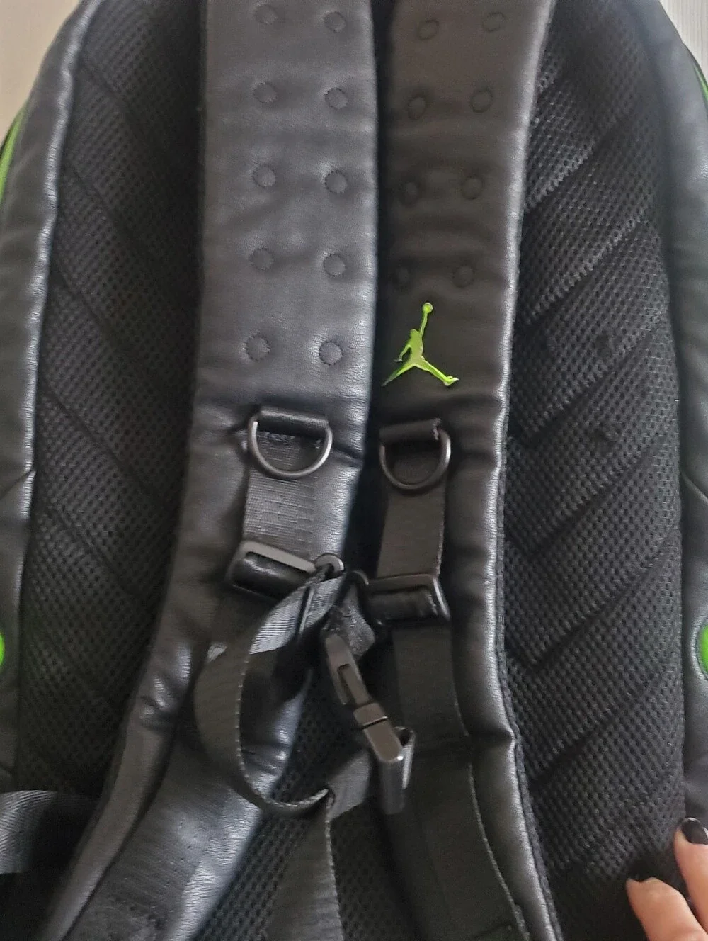 JORDAN RETRO 13' GOT GAME LIMITED EDITION BACKPACK. ALTITUDE. BLACK GREEN NEWER